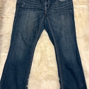 Seven7 size 16w Dark Wash Women’s Jeans - Classic Stretch Denim